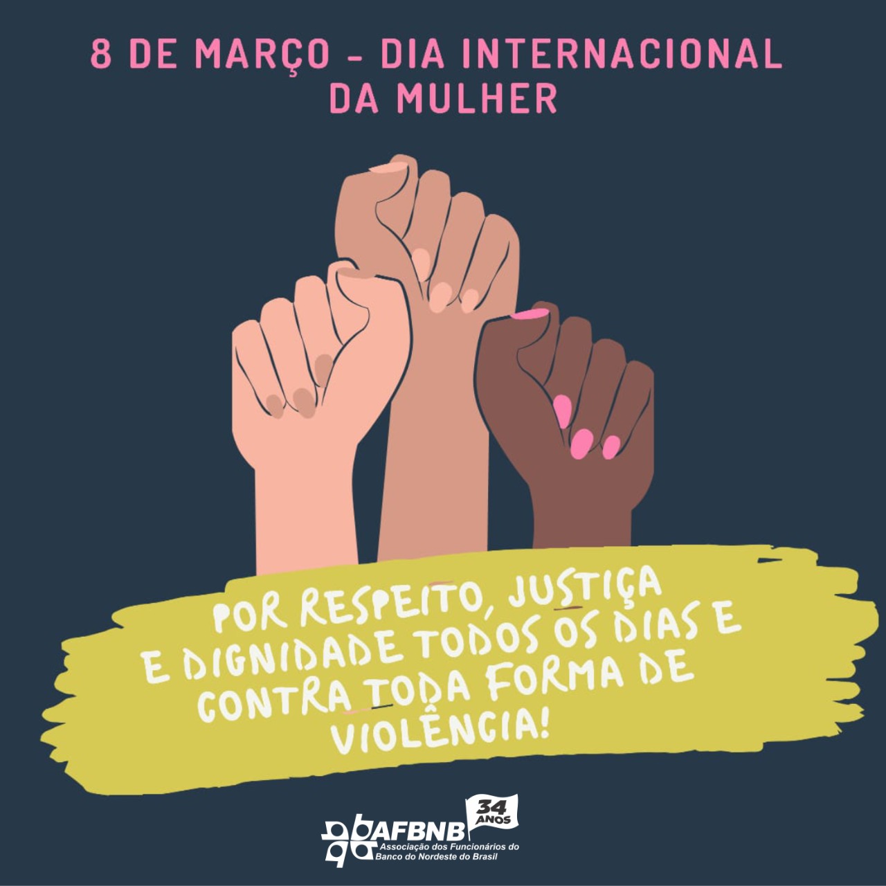 8 de março – Dia Internacional da Mulher | AFBNB